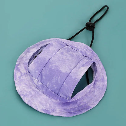 Cotton Cat Sun Hat With Ear Holes For Pets - Smarsty