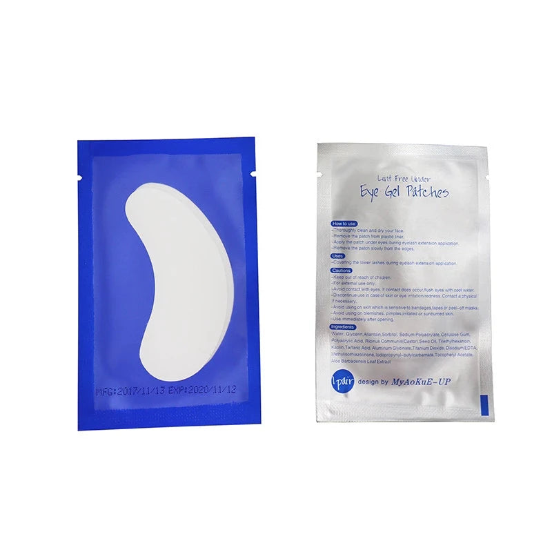 Hydrogel Eye Patches for Eyelash Extensions 100 Pairs - Smarsty