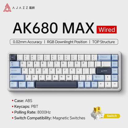 Magnetic Switch 60 Percent Mechanical Keyboard For Gaming