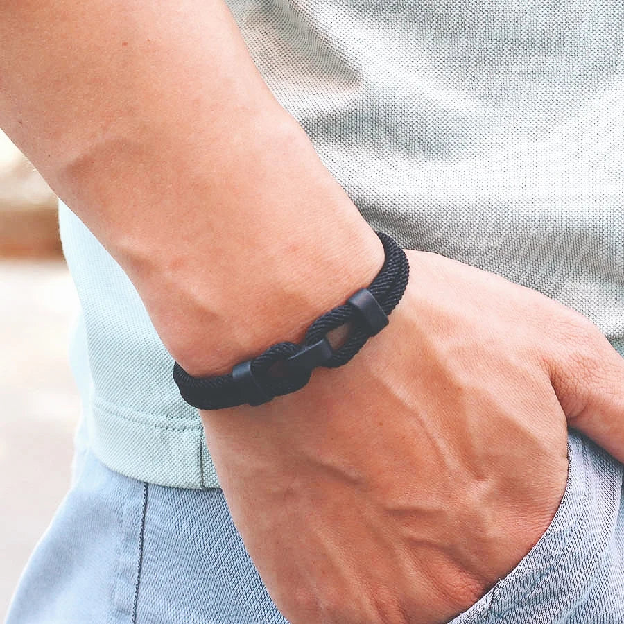 Personalized Thread Bracelet for Men with Easy Hook Closure - Smarsty