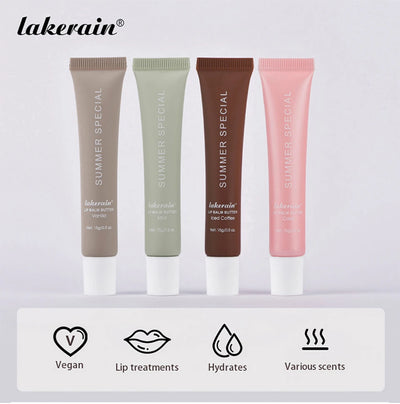 Lip Balm Set Lip Gross 4 Pack 1Kit Deep Moisturizing Lip Glaze Smoothing Color Lips Oil Long Lasting Nourishing Lips Care