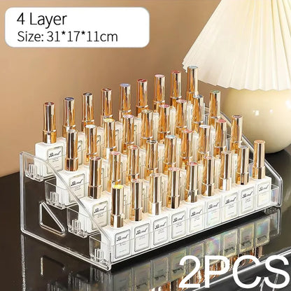 Acrylic Nail Polish Display Rack for Organized Storage - Smarsty