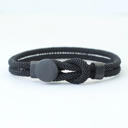 Men's Double Layer Rope Bracelet Gift for Him - Smarsty