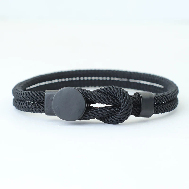 Men's Double Layer Rope Bracelet Gift for Him - Smarsty