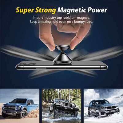 Magnetic Car Phone Holder With GPS Mount For Easy Access - Smarsty