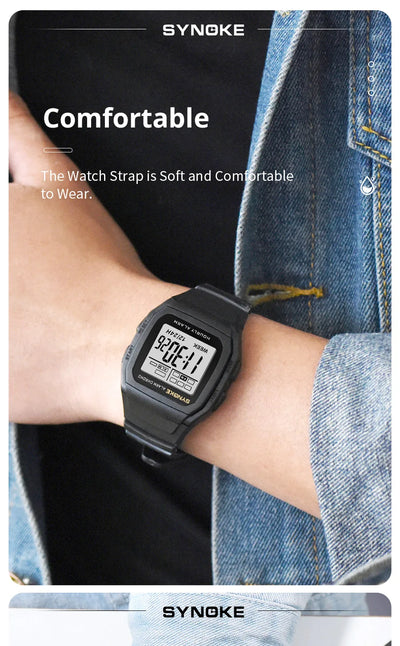 SYNOKE Luminous Waterproof Sports Watch for Boys - Smarsty