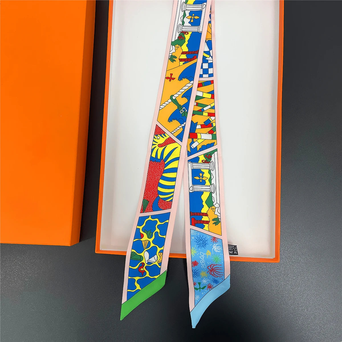 Women Long Scarf and Hair Tie Multifunctional Bandana - Smarsty