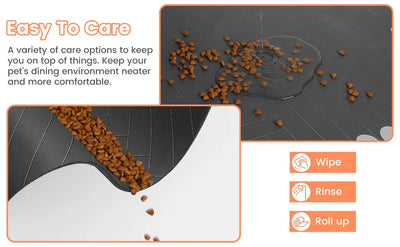 Absorbent Pet Feeding Mat with Waterproof Backing - Smarsty