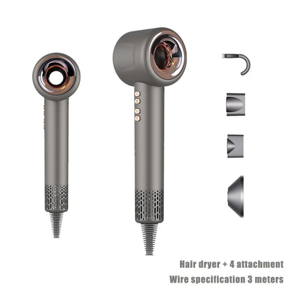 Professional 1600W Negative Ion Hair Dryer for Home Travel - Smarsty