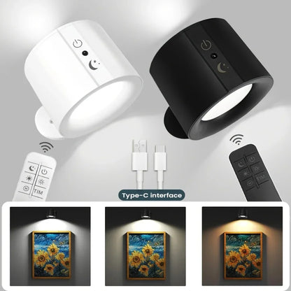 Modern Magnetic LED Wall Lamp with Remote Control - Smarsty