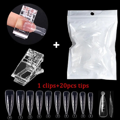 Acrylic Nail Tips Kit for Quick DIY Manicures - Smarsty