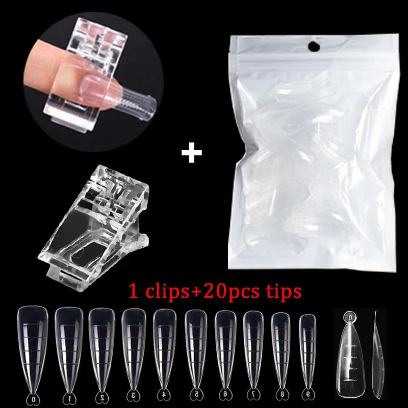 Acrylic Nail Tips Kit for Quick DIY Manicures - Smarsty