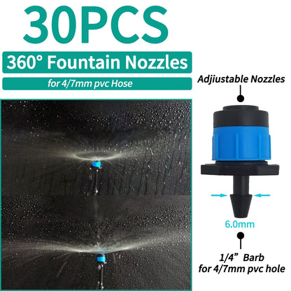 Adjustable Micro Spray Watering Dripper for Gardens - Smarsty