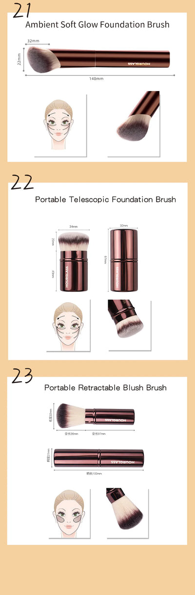 Hourglass Makeup Brushes for Flawless Foundation Application - Smarsty