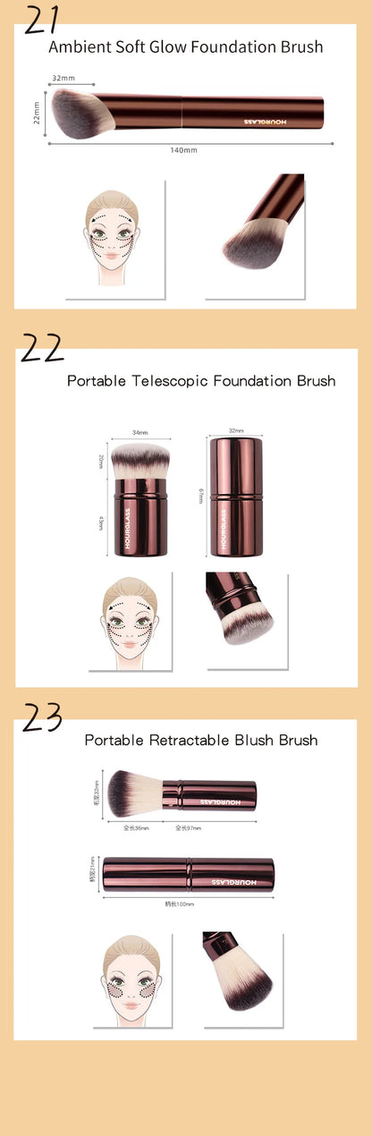 Hourglass Makeup Brushes for Flawless Foundation Application - Smarsty