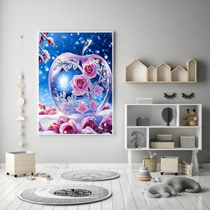 Momoart DIY Diamond Painting Rose Flower Wall Art - Smarsty