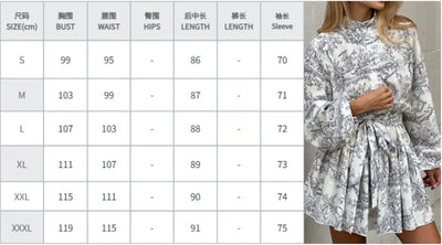 Autumn new women's clothing style elegant, fashionable, casual, sexy commuting long sleeved lace up Chinese style printed dress - Smarsty