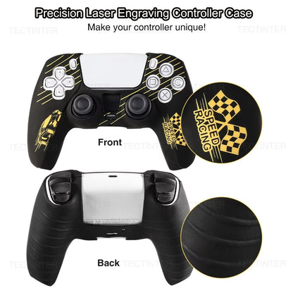 Silicone Protective Cover for PS5 Controller with Anti-Slip Grip - Smarsty
