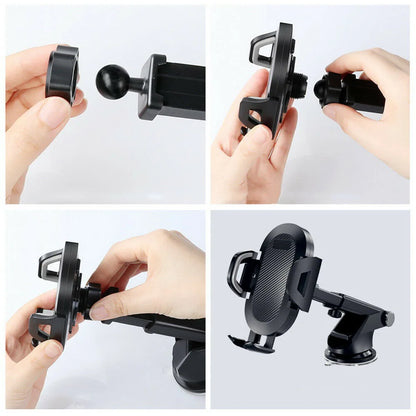 Universal Car Phone Holder 360 Degree Rotation Mount - Smarsty