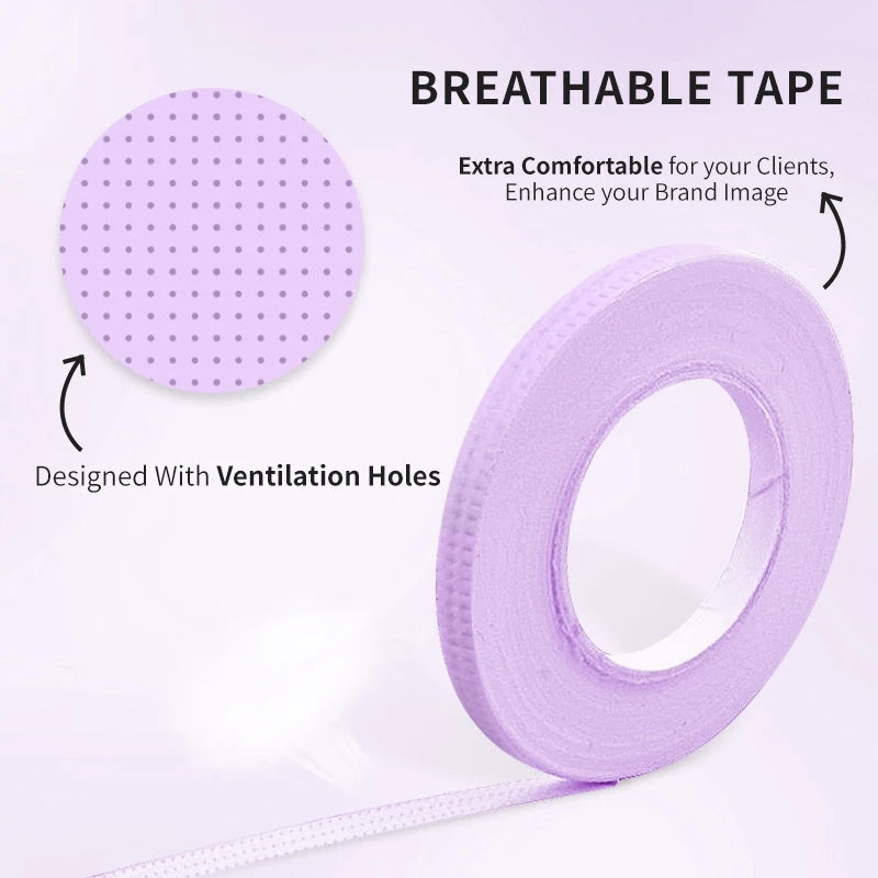 Micropore Tape for Eyelash Extensions with Gentle Adhesion - Smarsty