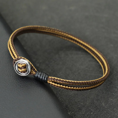 Grade A Weaven String Bracelet For Men Casual Outdoor Use - Smarsty
