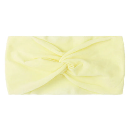 Candy Color Knotted Baby Girl Headband Soft Elastic - Smarsty