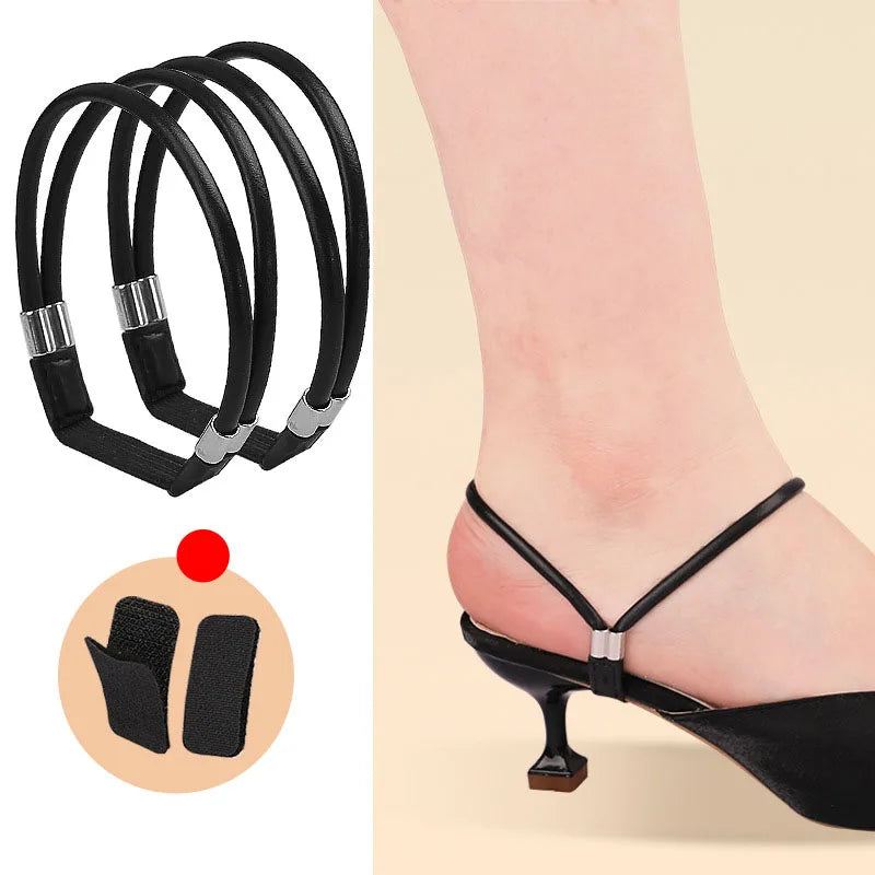 High Heels Shoes Band Anti-loose for Women Diamond Shoelaces Anti-drop Heel Straps Belt Drill Elastic Fixing Belts Rhinestone - Smarsty