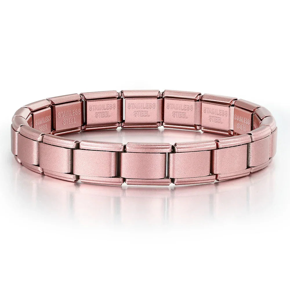 Stainless Steel Elastic Italian Link Bracelet Durable Charm Bangle - Smarsty