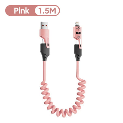 NNBILI 4 in 1 65W Quick Charger Data Cable - Smarsty