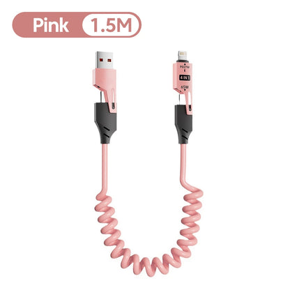 NNBILI 4 in 1 65W Quick Charger Data Cable - Smarsty