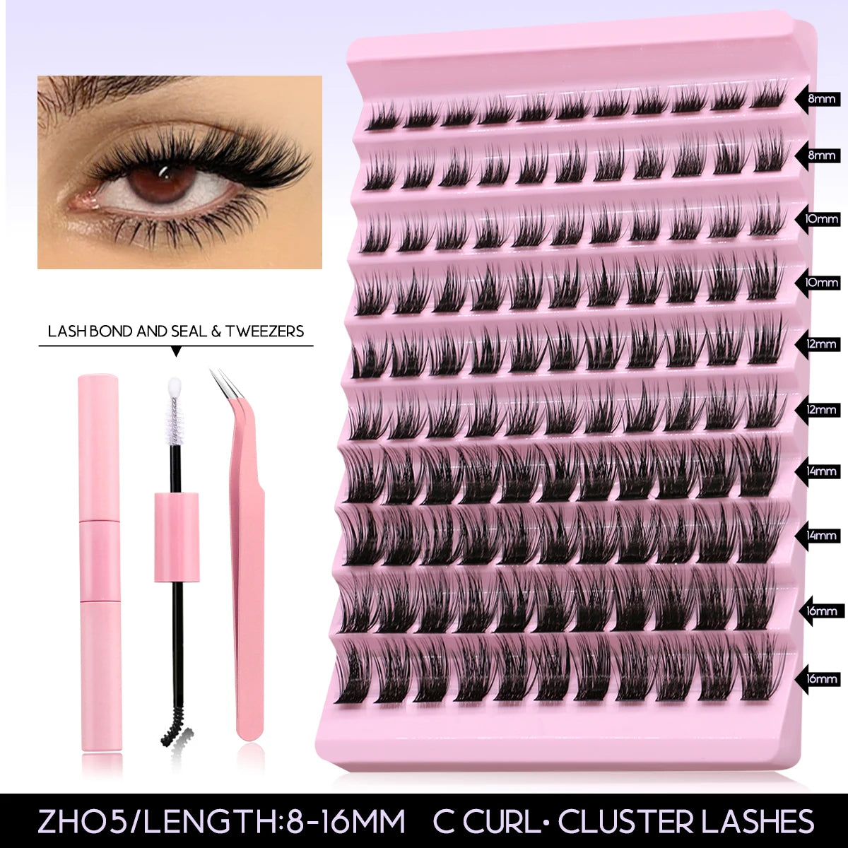 DIY Eyelash Extension Kit for Natural Long Lashes - Smarsty
