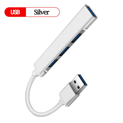 4 Port USB 3.0 Hub Ultra High Speed 5Gbps Transfer - Smarsty