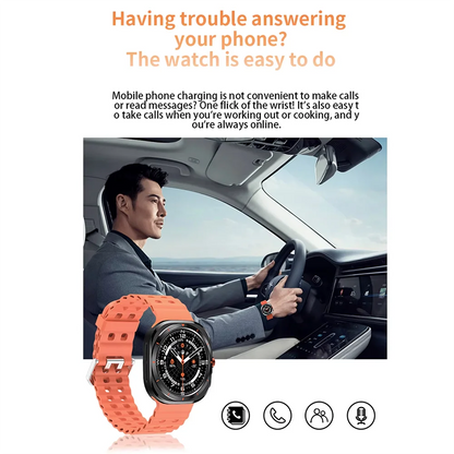 Smart Watch with Heart Rate Monitor and AMOLED Screen - Smarsty
