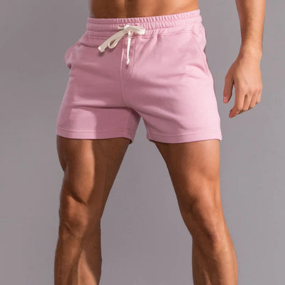 Cotton Running Shorts For Men Gym Fitness Home Casual Sport Underwear Yoga Workout Training Loose Boxers Super Short Pants Sweat - Smarsty