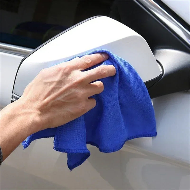 10Pcs Microfiber Towels Car Wash Drying Cloth Towel Household Cleaning Cloths Auto Detailing Polishing Cloth Home Clean Tools - Smarsty