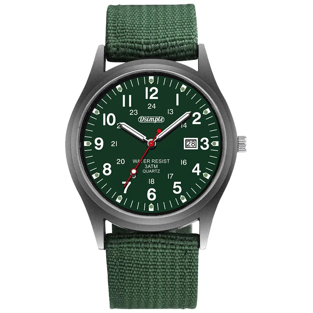 Luxury Mens Luminous Quartz Watch with Calendar - Smarsty