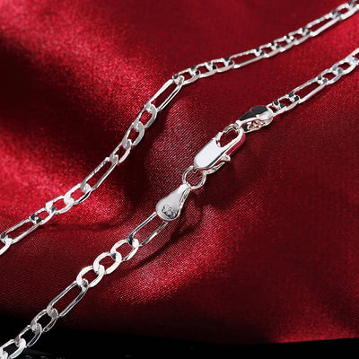 925 Sterling Silver Chain Jewelry Set for Men and Women - Smarsty