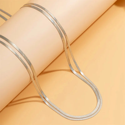 Double Layer Metal Snake Chain Belly Waist Jewelry - Smarsty
