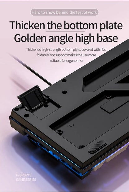 Low Profile Gaming Keyboard With Numpad Wired USB Cable