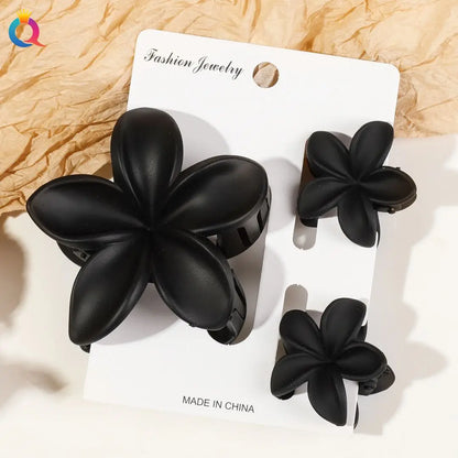 Hawaiian Flower Hair Claw Clips For Thin Hair Lightweight - Smarsty