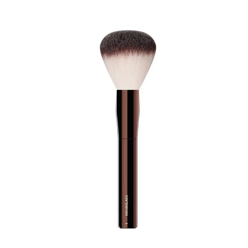 Hourglass Round Head Powder Brush for Soft Makeup Application - Smarsty
