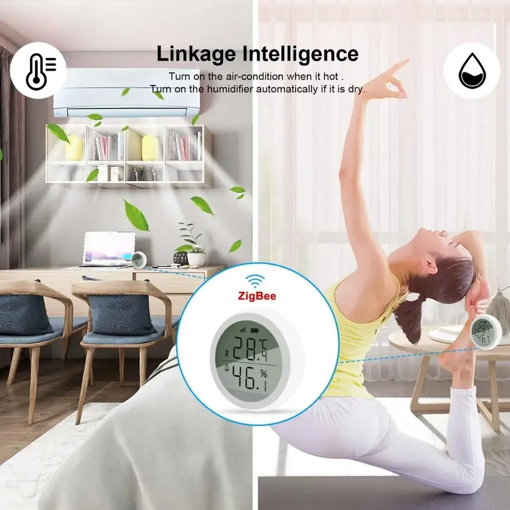 Tuya Smart ZigBee Temperature and Humidity Sensor - Smarsty