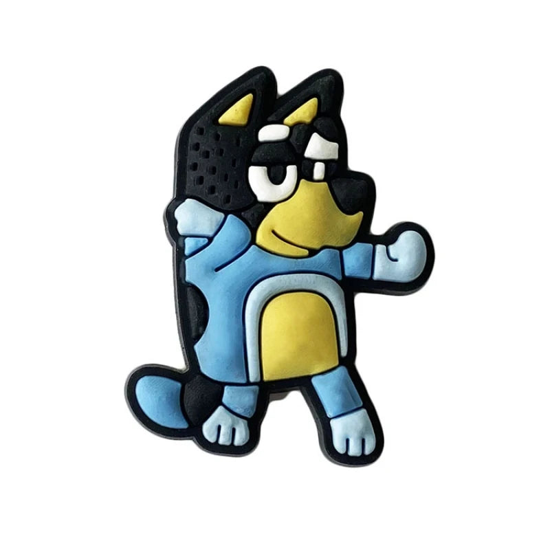 New Jibbitz Bluey Collection Shoe Charms For Clogs Diy Decorations Accessories Sandals Decorate Boy Girls Birthday Gifts - Smarsty