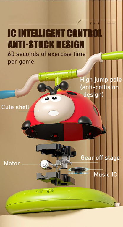Upgrade Ladybug sporting toys Baseball 2/3/4/5-In-1 Sports Skipping Rope Machine Ferrule Jumping Toy Children Outdoor Play Games