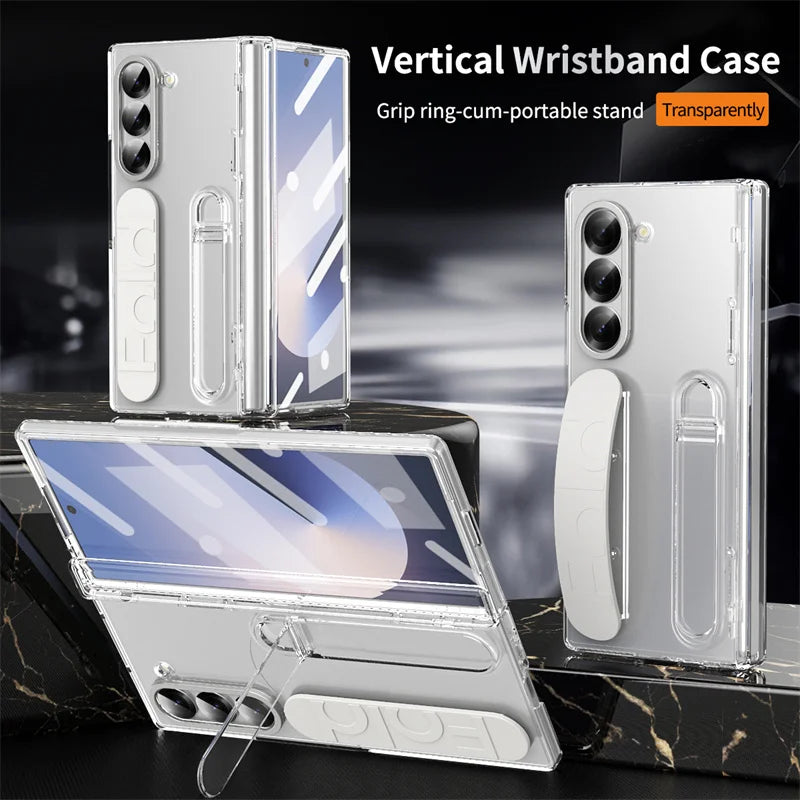 Galaxy Z Fold Case With Pen Slot Kickstand Shield Pro - Smarsty