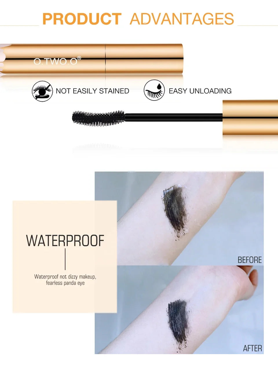 Lengthening 3D Mascara for Thick Natural Lashes - Smarsty