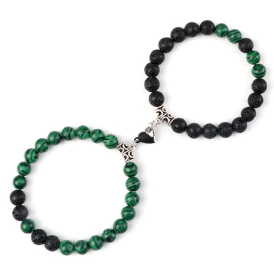 Natural Stone Couple Bracelets Set for Friendship - Smarsty