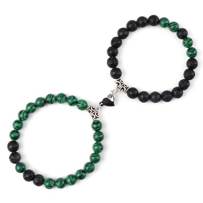 Natural Stone Couple Bracelets Set for Friendship - Smarsty
