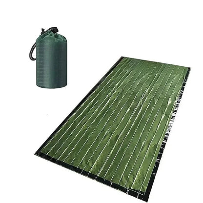 Emergency Sleeping Bag Ultra Waterproof Mylar Thermal Blankets Lightweight Survival Sleeping Bag Keep Warm for Camping Hiking by Smarsty