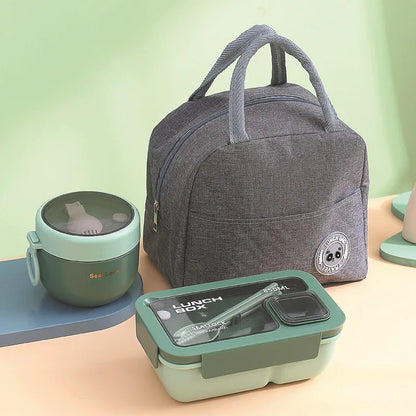 Insulated Lunch Box Bag Portable Thickened For Students - Smarsty